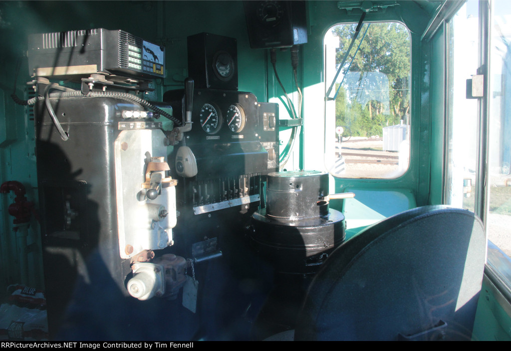 Cab Interior of Rock Island Geep